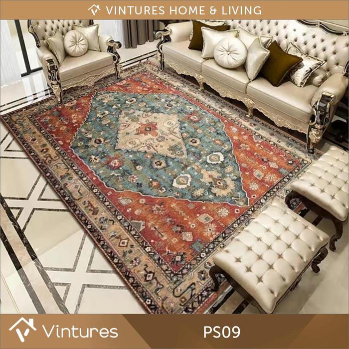 Gambar [1,4x 2 M] Karpet Lantai Ruang Tamu Poliester - Motif Turkey - PS-09 dari Vintures undefined Tokopedia