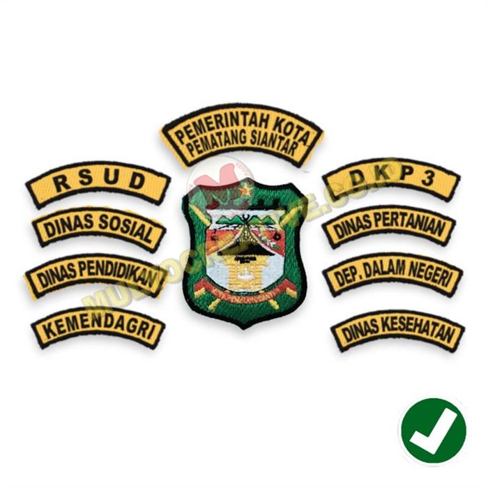 Gambar Bed Bordir Logo Dinas - Bordir Pemko Pematang Siantar Lengkap - Dinas Kesehatan dari Mulyocreative co id undefined Tokopedia