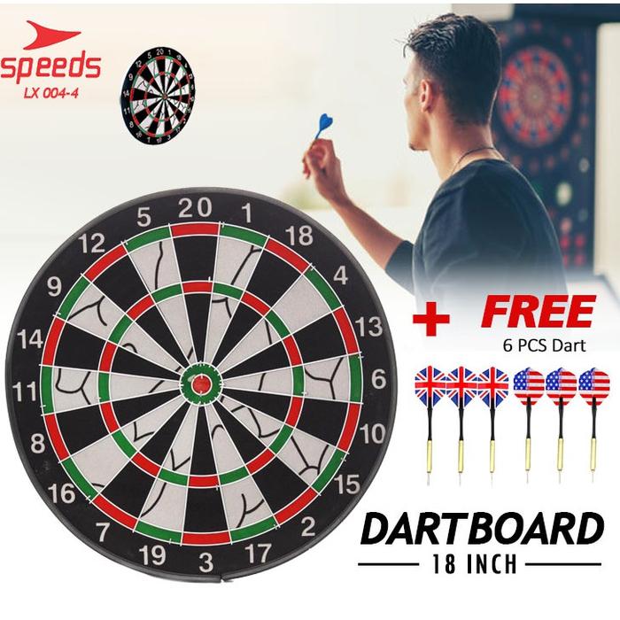 Gambar DART Papan 18inch Dart Board Game Pro Panahan Dinding Olahraga Bidik dari tokobajumurah16 undefined Tokopedia