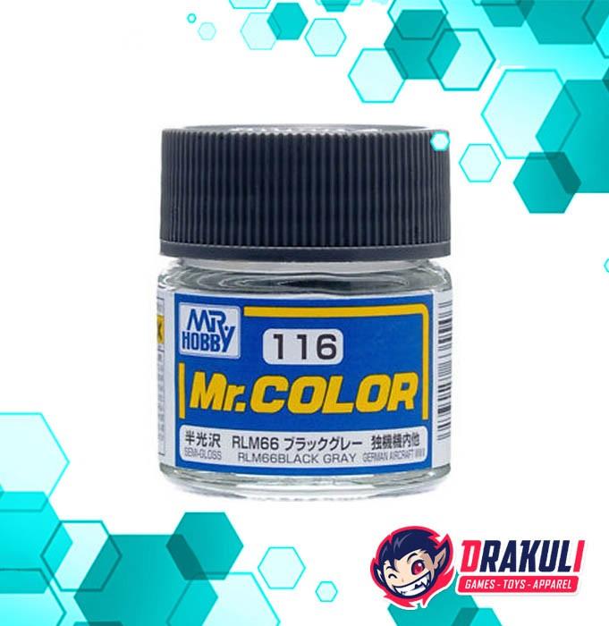 Gambar Mr. Hobby Mr. Color Model Kit Paint - RLM66 Black Gray C116 dari Drakuli HQ undefined Tokopedia