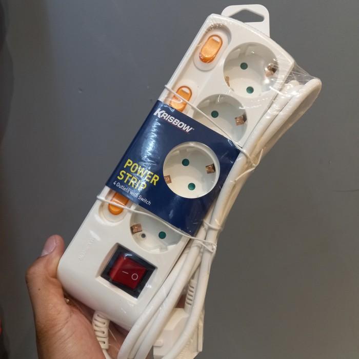 Jual Krisbow stop kontak colokan listrik dengan tombol on/off - 4 ...