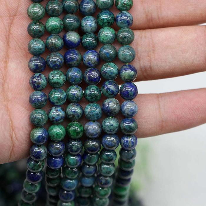 Gambar 1 Untai / Lot Manik-Manik BatuHijau Emas Bulat Longgar Gelang Diy - Green, 12mm dari Nusantara Jewelry_NEW undefined Tokopedia