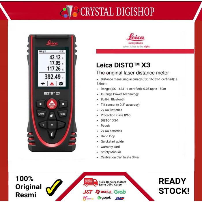 Leica Disto X3 Laser Distance Meter 150m X310 Replacement - Main Image