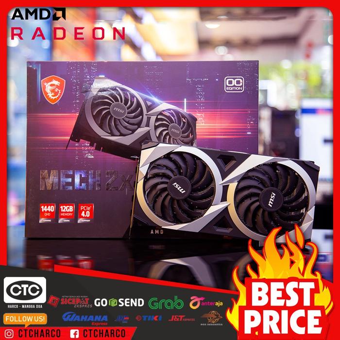 Jual VGA Card MSI Radeon RX 6700 XT MECH 2X 12G OC RX 6700XT