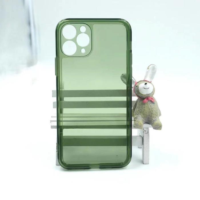 Gambar TRANSLUCENT PHONE CASE IPHONE CASE TRANSPARENT 11 PRO MAX XR XS MAX 8+ - TG, 11 Pro Max dari icase_store undefined Tokopedia