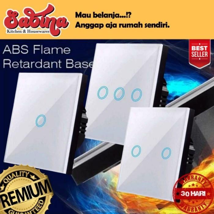 Gambar Saklar Lampu Sentuh Dinding Wall Switch Touch Sensor LED Light Panel - Putih, 1 Switch dari Led Cloud undefined Tokopedia