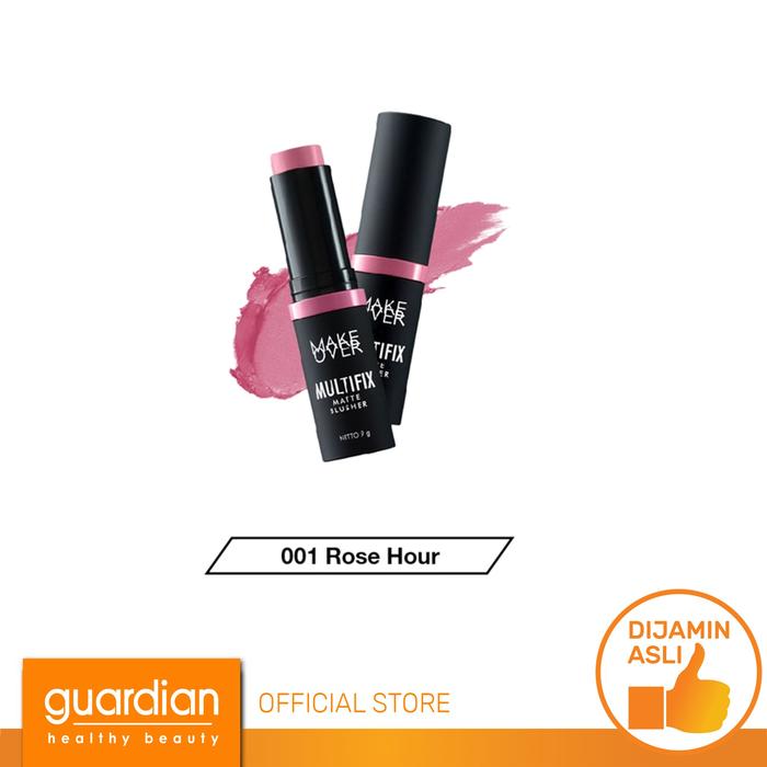 Gambar Make Over Multifix Matte Blusher - 01 Rose Hour 9 g dari Guardian Official Store undefined Tokopedia