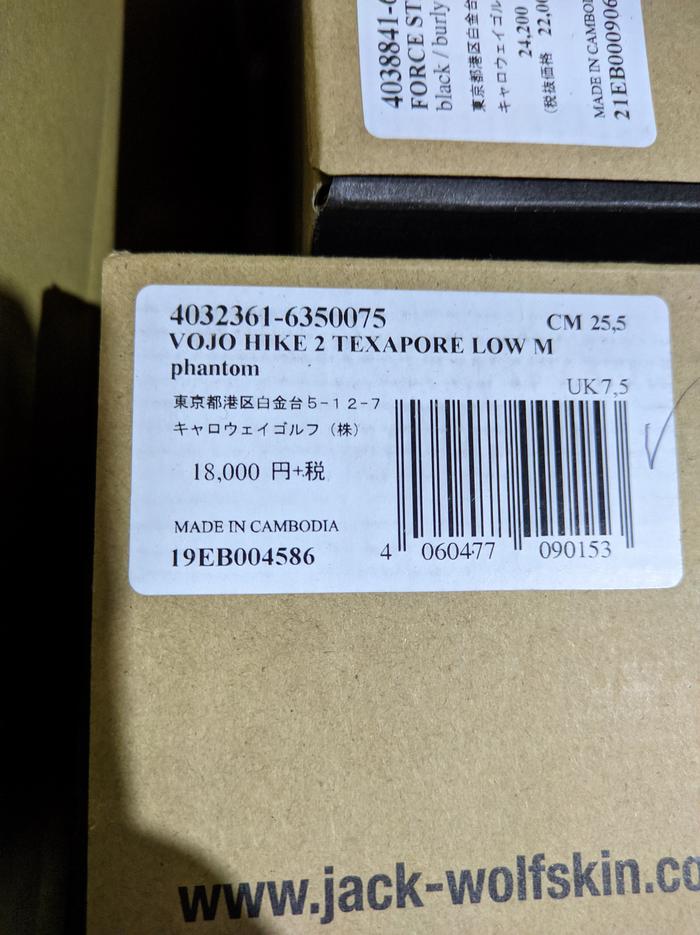 Gambar Sepatu Jack wolfskin Vojo hike 2 Texapore low m Original - 41 dari toko bacify undefined Tokopedia