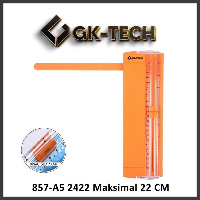 Gambar alat pemotong potong kertas portabel paper trimmer cutter A3 F4 A4 A5 - 857 A5 ORANGE dari THEFOOL ID undefined Tokopedia