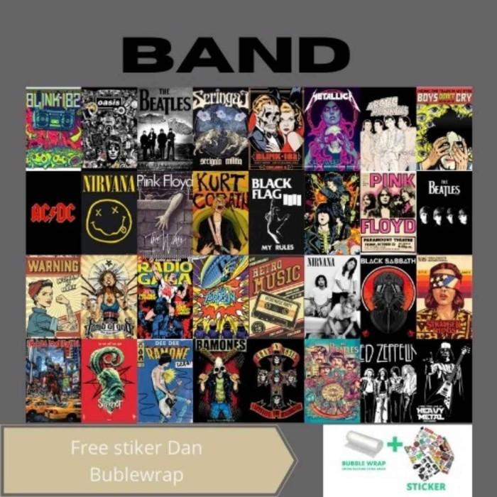 Gambar poster dinding kamar cowok aesthetic - A6, band dari Domzproject undefined Tokopedia