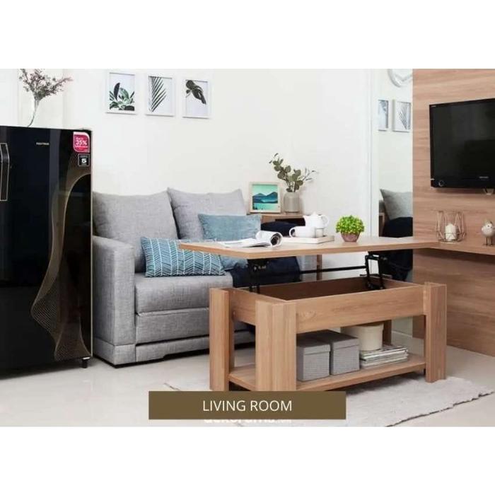 Gambar Anya Living Elise LV 01 Cofee Table Lift up Spice Cherry dari Anya-Living undefined Tokopedia