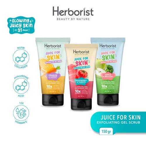 Gambar Herborist Juice For Skin Exfoliating Gel Scrub - 150ml - Apple&Brocolli dari Asia Best Baby Shop_NEW undefined Tokopedia
