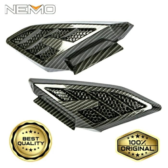 Gambar Cover Pijakan Body Samping New Nmax 2020 Carbon NEMO/ Cover Tutup Body - ttup body smpg dari Hero motorsport undefined Tokopedia