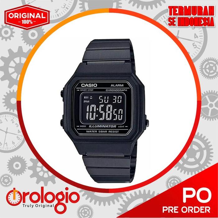 Jual Jam Tangan Casio B650WB-1B Black Stainless-Steel Quartz