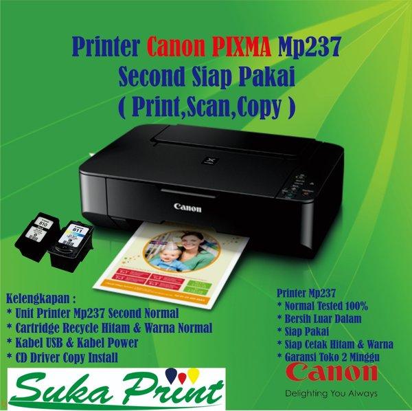 Jual Printer 2Nd Canon Pixma Mp237 Siap 