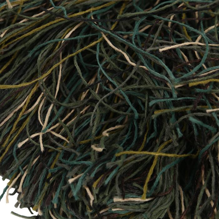 Ghillie Suits Ghillie Thread Synthetisches & leichtes Material, Faden für Ghillie-Anzug & Camouflage-Anzug, Jagdzubehör & Ausrüstung für Camo, 2 1/2 Pfund Bündel (0,5 kg), Mossy Blend 2 Stück