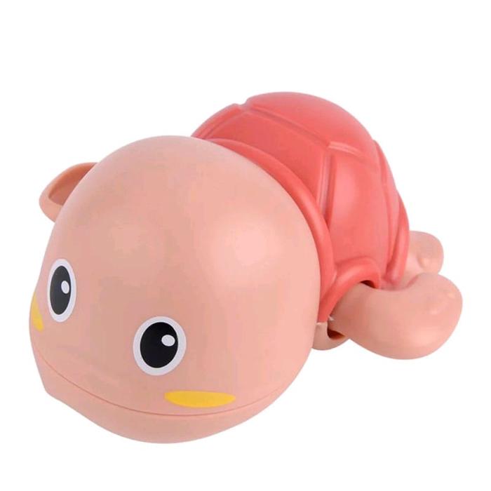 Gambar [TA] Mainan Air Anak Kura-Kura / Swimming Turtle / Mainan Mandi Anak - Pink dari TEGUH ABADI undefined Tokopedia