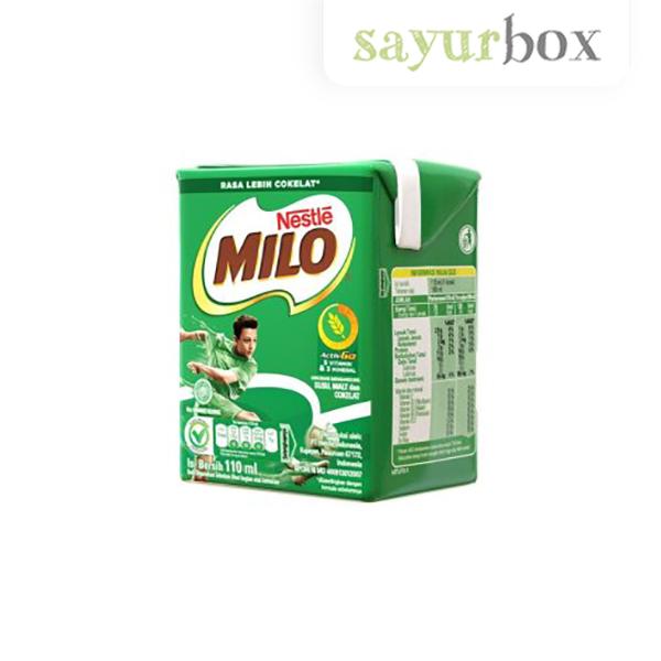 Gambar Milo Susu UHT Cokelat 110 ml Sayurbox dari Sayurbox undefined Tokopedia
