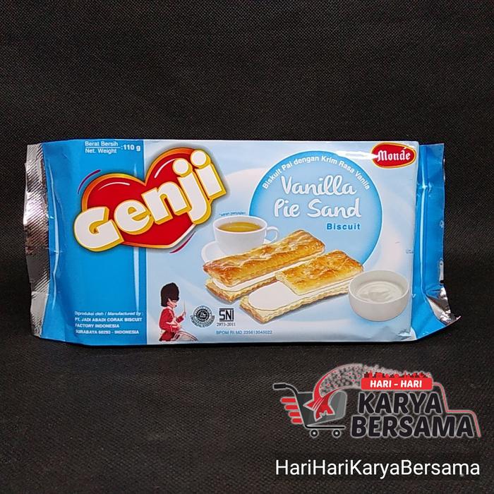 Gambar MONDE GENJI VANILLA PIE SAND BISCUIT 110GR dari HariHariKaryaBersama undefined Tokopedia