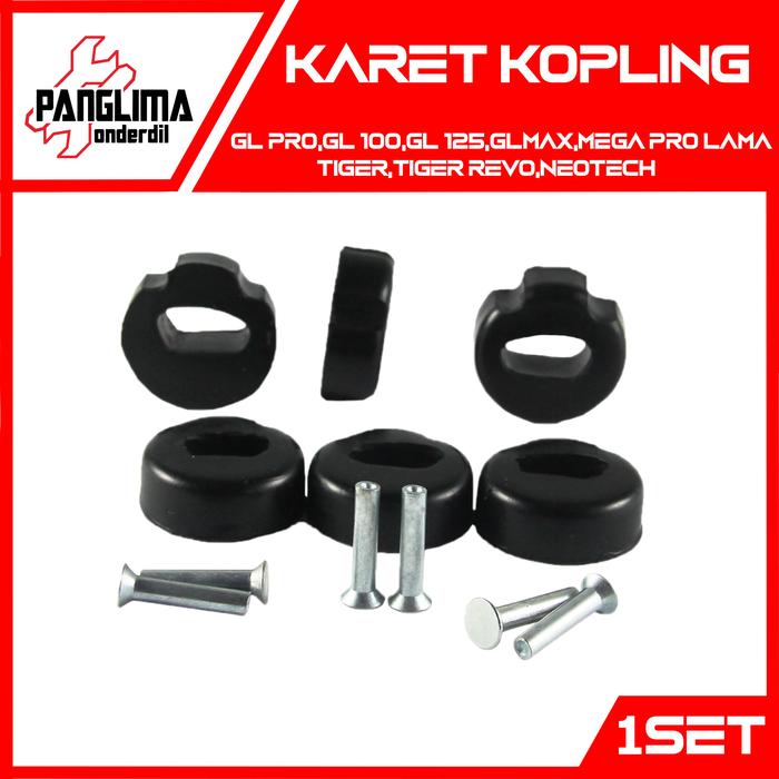Gambar Karet Kopling GL 100-125/Neotech/Tiger/Mega Pro Old Rumah Plus Paku dari Panglima Onderdil undefined Tokopedia
