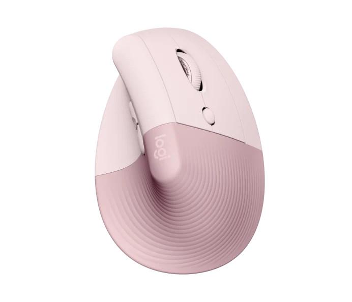 Gambar Logitech Mouse LIFT VERTICAL ERGO Bluetooth / Wireless Silent Klik - Merah Muda dari Eagle High Technology undefined Tokopedia