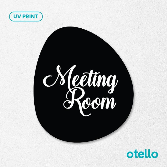 Jual Tulisan Meeting Room Sign Board Akrilik Tempel Signage Dinding ...