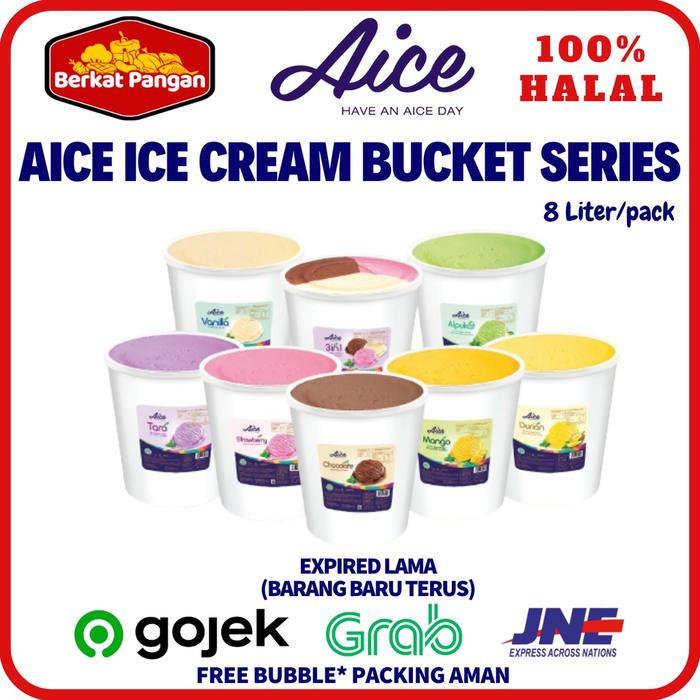Gambar AICE Ice Cream Bucket Es Krim 8 Liter Dengan Bermacam Pilihan Rasa - Durian dari Berkat Pangan_NEW undefined Tokopedia