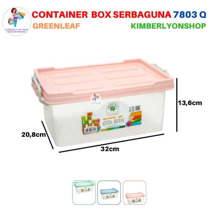 Gambar Container Box 5,5 Liter 7803 Green Leaf - Merah Muda dari KimberlyOnShop undefined Tokopedia
