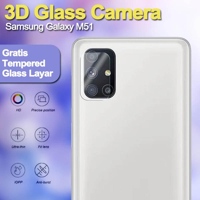 Tempered Glass Camera In M51 Samsung Galaxy M51 Back Camera Lens