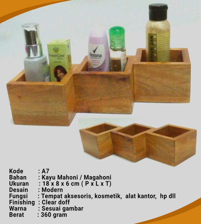 Gambar Kotak kayu, box kayu, tempat penyimpanan kayu, storage box kayu A7 - KAYU MAHONI dari Sangkayu Partner undefined Tokopedia