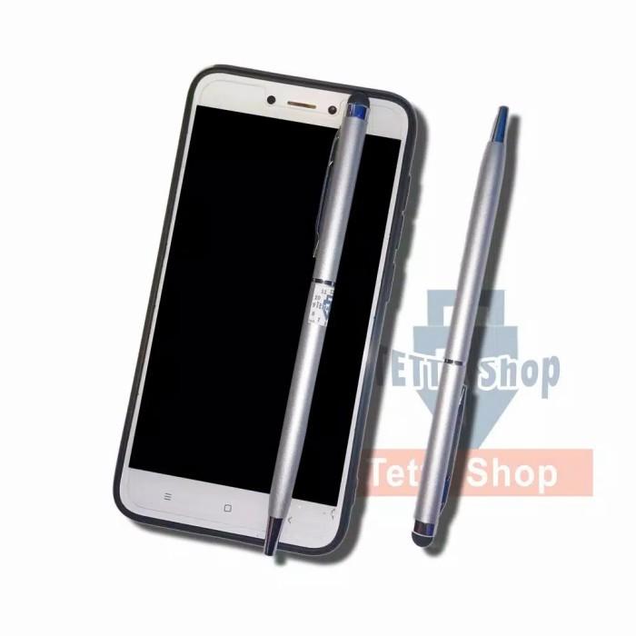 Gambar Pulpen HP Android | Tab | Laptop Layar Sentuh | Stylus Pen 2 in 1 - silver dari tetta_shop undefined Tokopedia