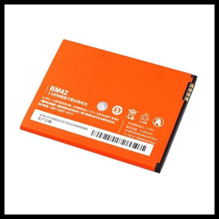 Gambar Baterai Xiaomi Redmi Note 1 BM42 Bat Tipe BM 42 Model Original - Bat BM-42 dari Hwartzcell undefined Tokopedia