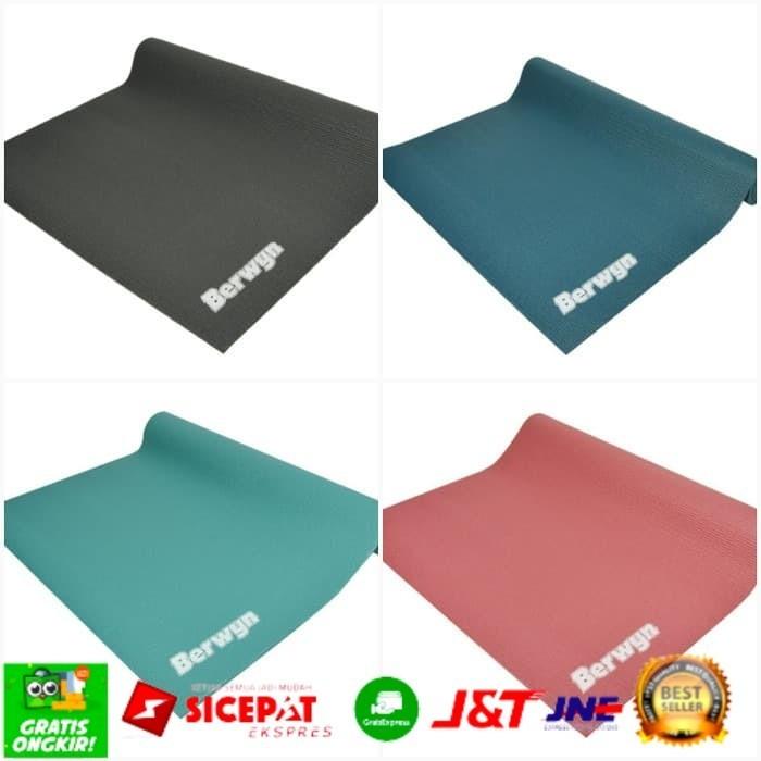 Gambar Berwyn Karpet Matras Yoga/Yoga Mat/Matras Olahraga Anti Slip - Murah - Biru dari Dulurjaya Store undefined Tokopedia