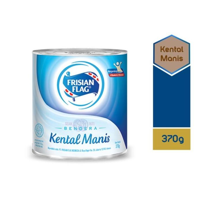 Gambar INDOMILK | FRISIAN FLAG Susu Kental Manis Kaleng 370g - FF Putih dari Nazilla Global Shop undefined Tokopedia