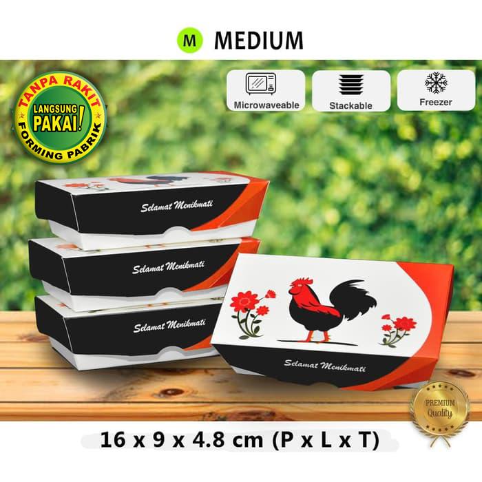 Gambar Lunch Box Paper Ayam | (M) Medium dari Aneka Supplier 212 undefined Tokopedia