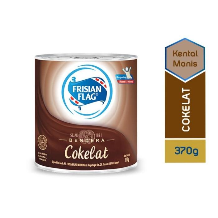 Gambar INDOMILK | FRISIAN FLAG Susu Kental Manis Kaleng 370g - FF Cokelat dari Nazilla Global Shop Kab. Malang Tokopedia