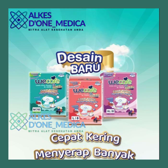 Gambar WECARE Adult Diapers Premium M10 L8 XL8 / POPOK PEREKAT PREMIUM BEST - M10 dari D'one Alkes Medica undefined Tokopedia
