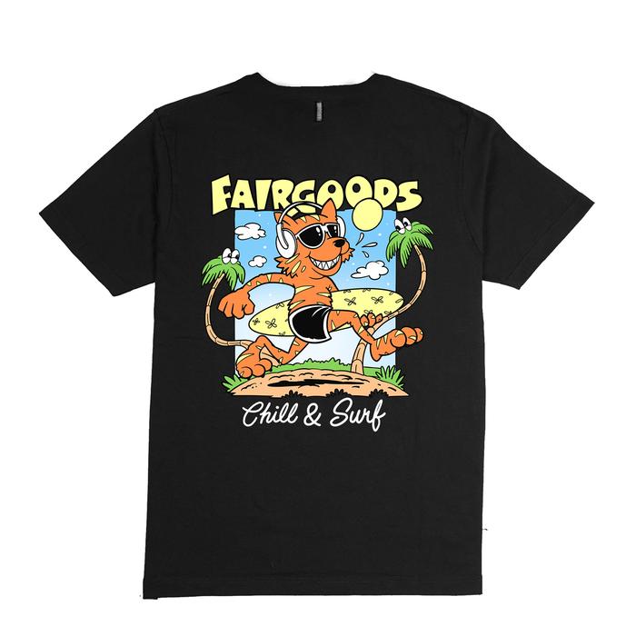 Gambar Fairgoods Kaos - Cat Let's Surf - Hitam - L dari fairgoods undefined Tokopedia