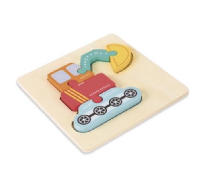 Gambar PUZZLE KAYU MAINAN EDUKASI ANAK / PUZZLE KAYU EDUKASI ANAK - Excavator dari kelontongunikk undefined Tokopedia