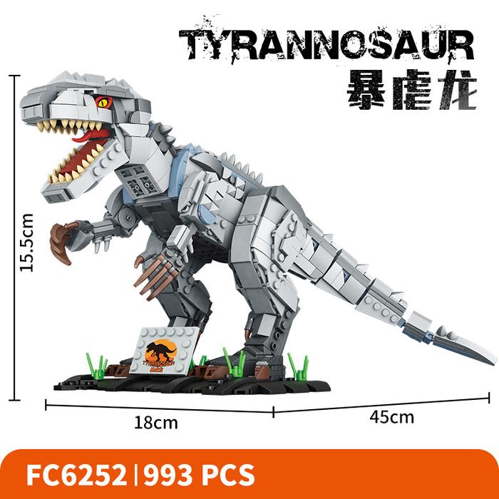 Gambar Brick Block Dino Mainan Anak Lego Dinosaurus Jurrasic World Lego Dino - FC6252恐龙 dari Leon's Box undefined Tokopedia