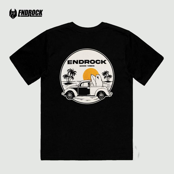 Gambar Original Tshirt Endrock | Kaos sablon graphic Surf - Hitam, M dari endrockstore_NEW undefined Tokopedia