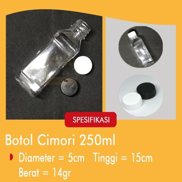 Gambar Botol Plastik 250ml Botol Cimory Cimori Petak Persegi 250 ml - TUTUP HITAM dari Howard Lie undefined Tokopedia