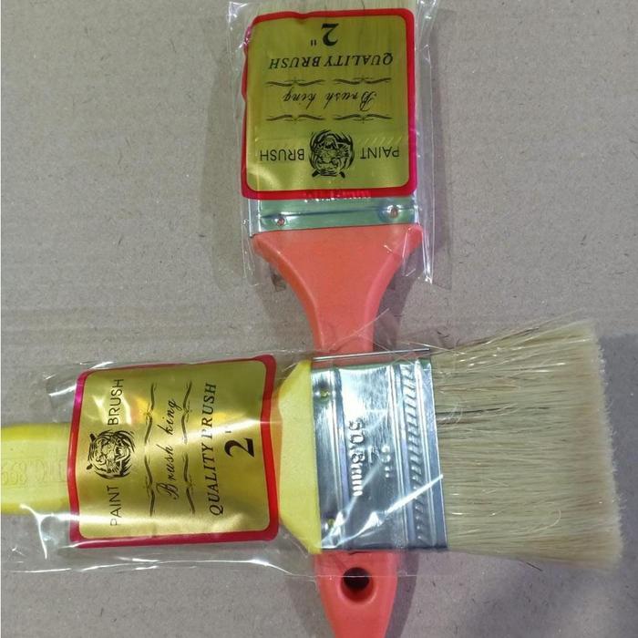 Gambar Kuas Tembok Kuas Cat Kuas Kayu Plastik Kuas Berbagai Kecil dan Besar - Kuas 2 Inch dari Baru Indah undefined Tokopedia