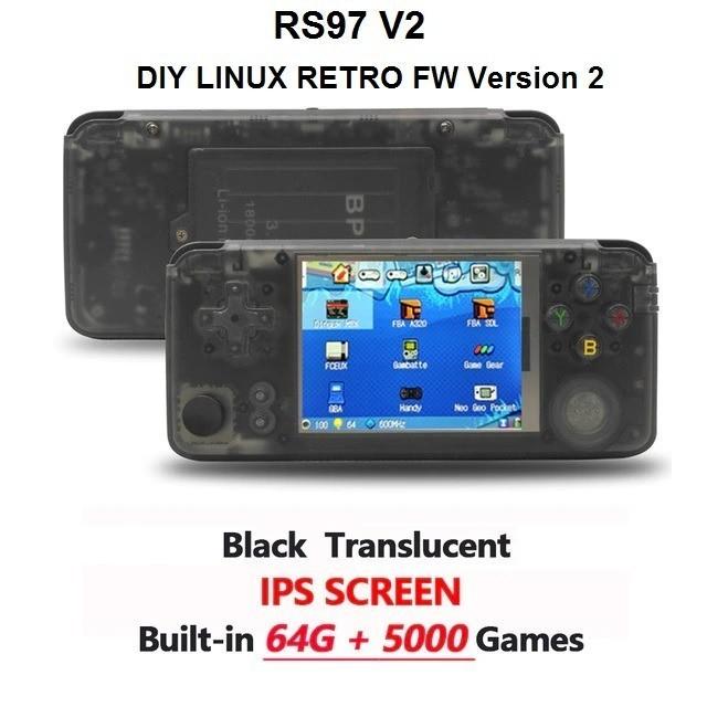 Gambar r Retro Game Console RS97 V2 - 64GB Emulator ANBERNIC Isi 5000 Games - Hitam dari BangReyAje undefined Tokopedia