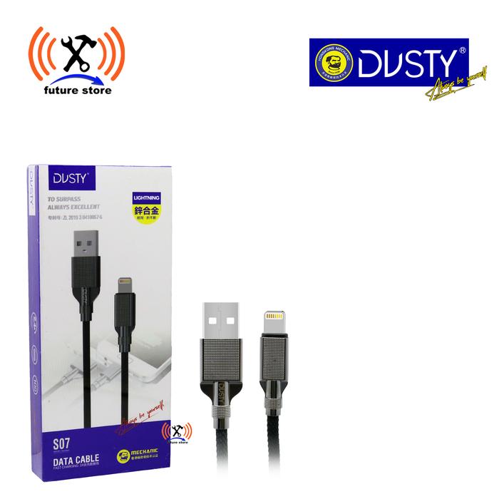 Mechanic Dusty Kabel Data USB Fast Charging 2.4A Lightning Iphone S07
Data Cable Quick Charger 1M ORI 