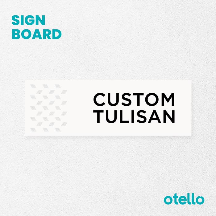 Jual Sign Acrylic Custom Tulisan Akrilik Signage Board Print Nama ...
