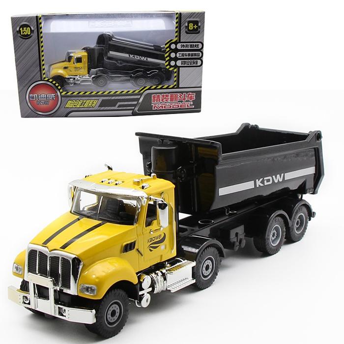 KDW 150 Diecast American Dump Truck Tipper Alloy Toy Engineering