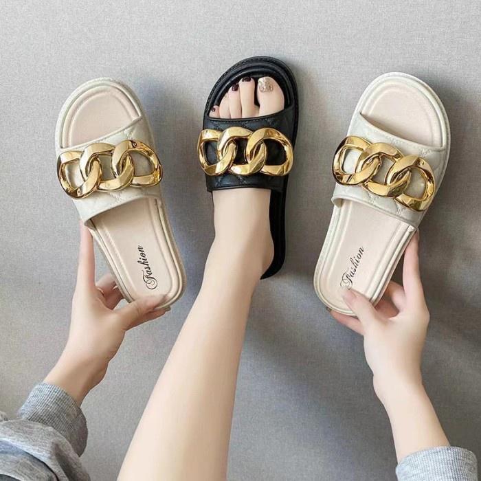 Gambar Sandal Wanita Cewek Impor 93 Sendal Selop Cantik Murah Kekinian - white, 40/41 dari Lelaris Shop undefined Tokopedia