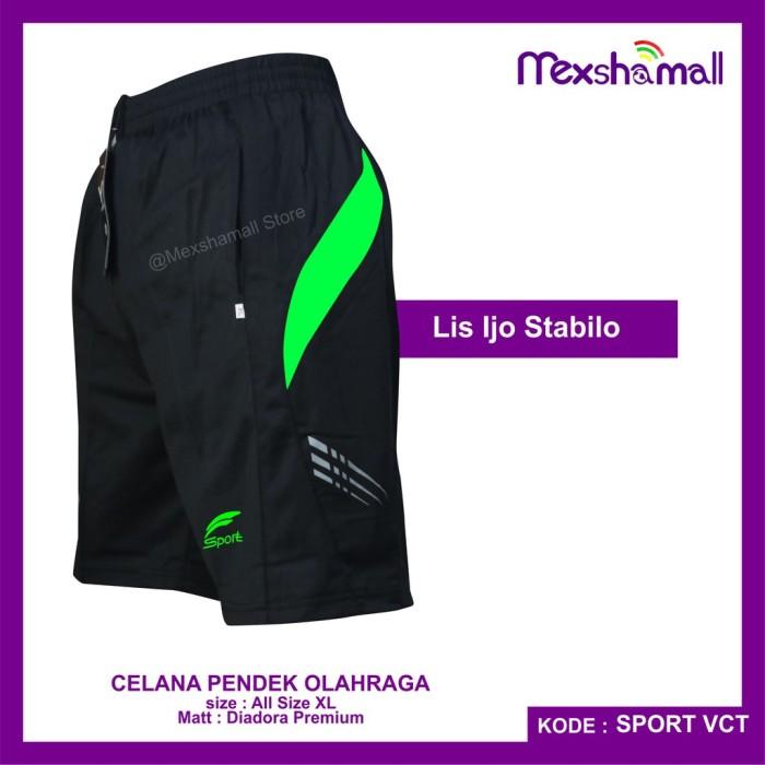 Gambar Celana Pendek Olahraga Sport Bulutangkis Badminton Size L XL XXL - HIJAU STABILO, L dari mexshamall undefined Tokopedia