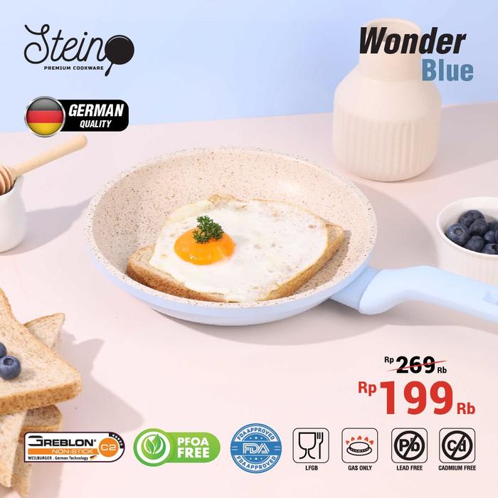 Gambar Stein Wonder Pan Frypan 20 cm - Blue dari Sajun Electronic Tangerang undefined Tokopedia